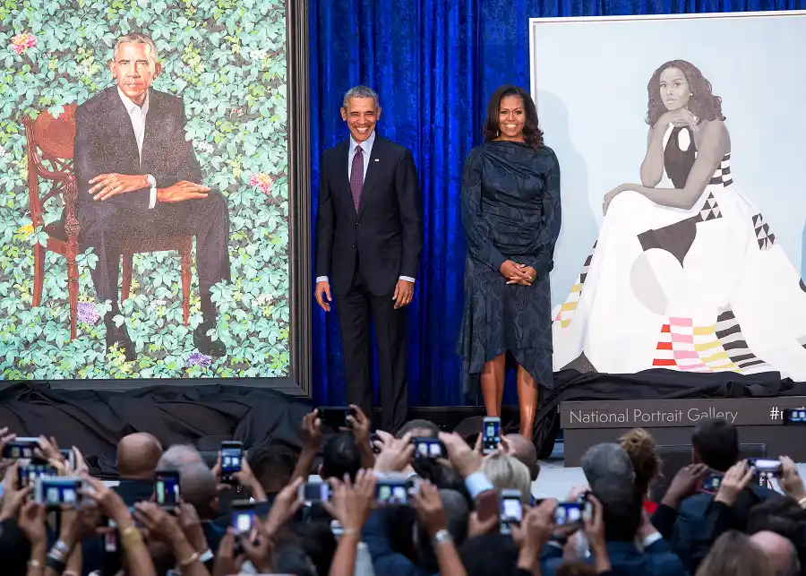 Obamas Unveil Official Portraits at Smithsonian National Portrait Gallery