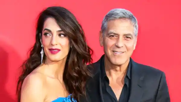 George Clooney and wife Amal arrive at the 2017 premiere of Paramount Pictures' 'Suburbicon' at Regency Village Theatre in Westwood, California.