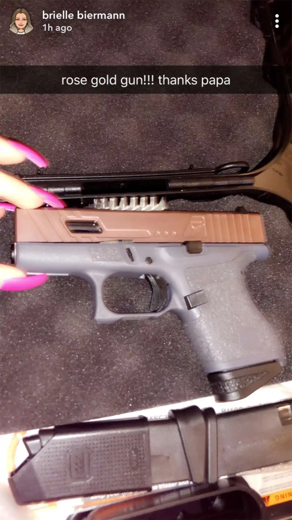 Kroy Biermann, Brielle Biermann and Kim Biermann 21st birthday gun