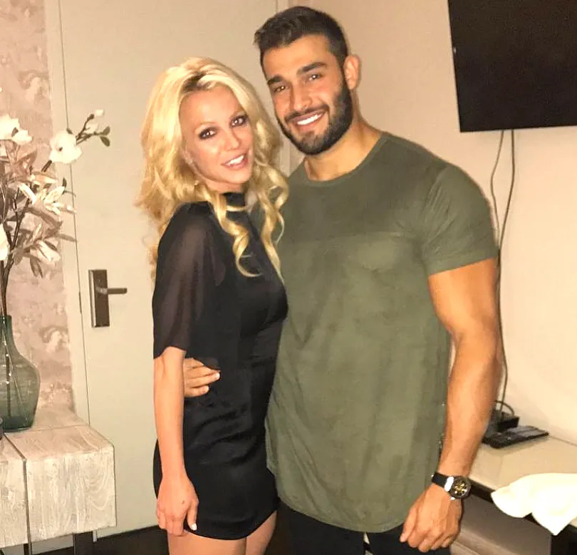 Britney Spears and Sam Asghari
