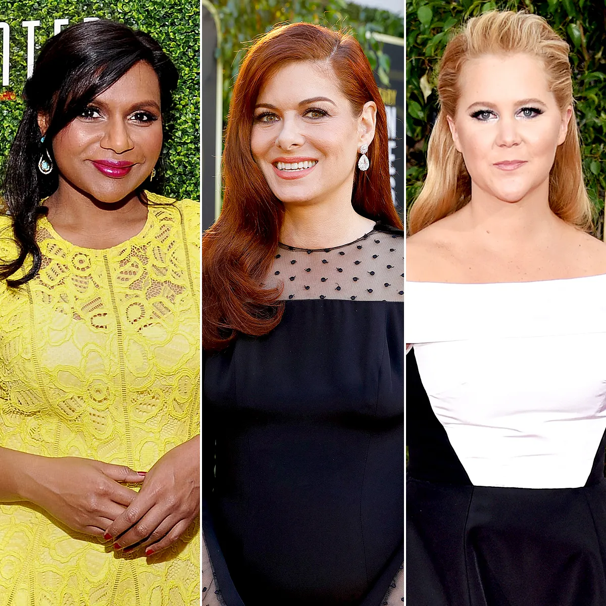 Mindy Kaling and Debra Messing congratulate Amy Schumer