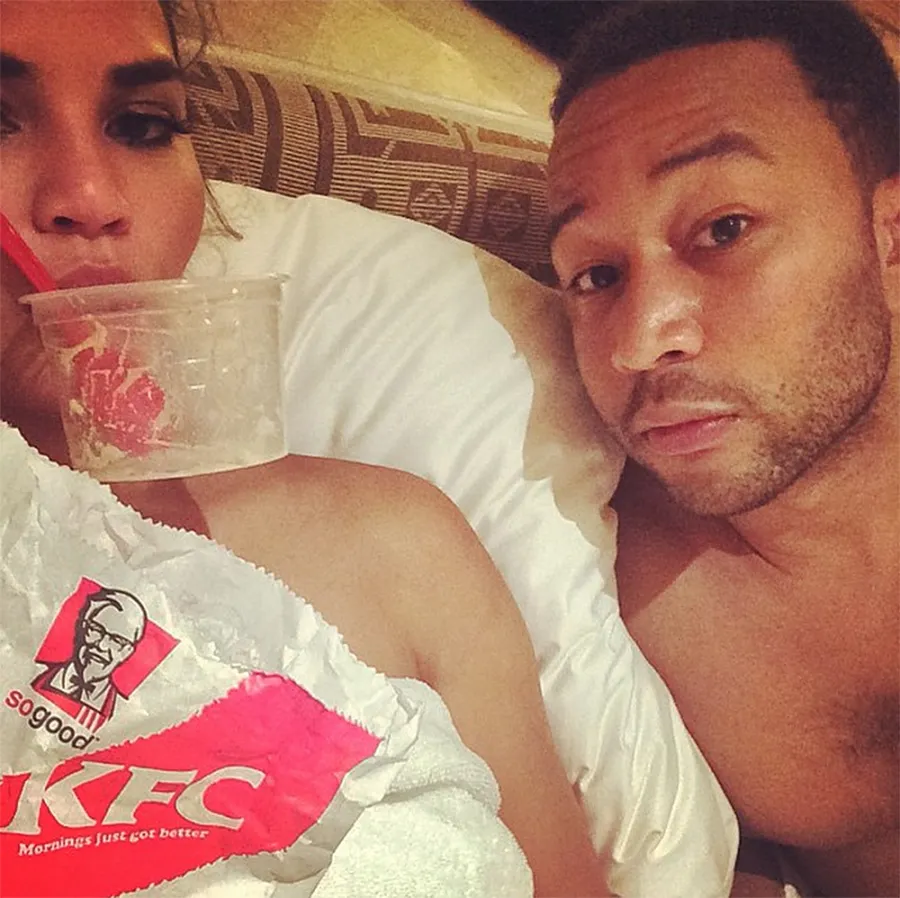 Fast Food Chrissy Teigen John Legend KFC