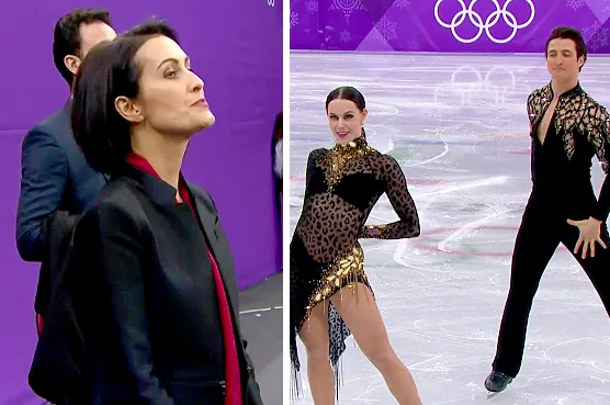 coach watches skaters