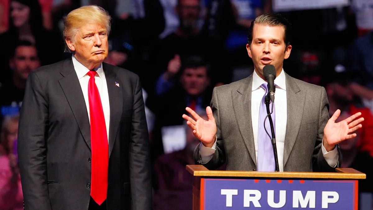 White Powder Letter to Donald Trump Jr Said Awful Person