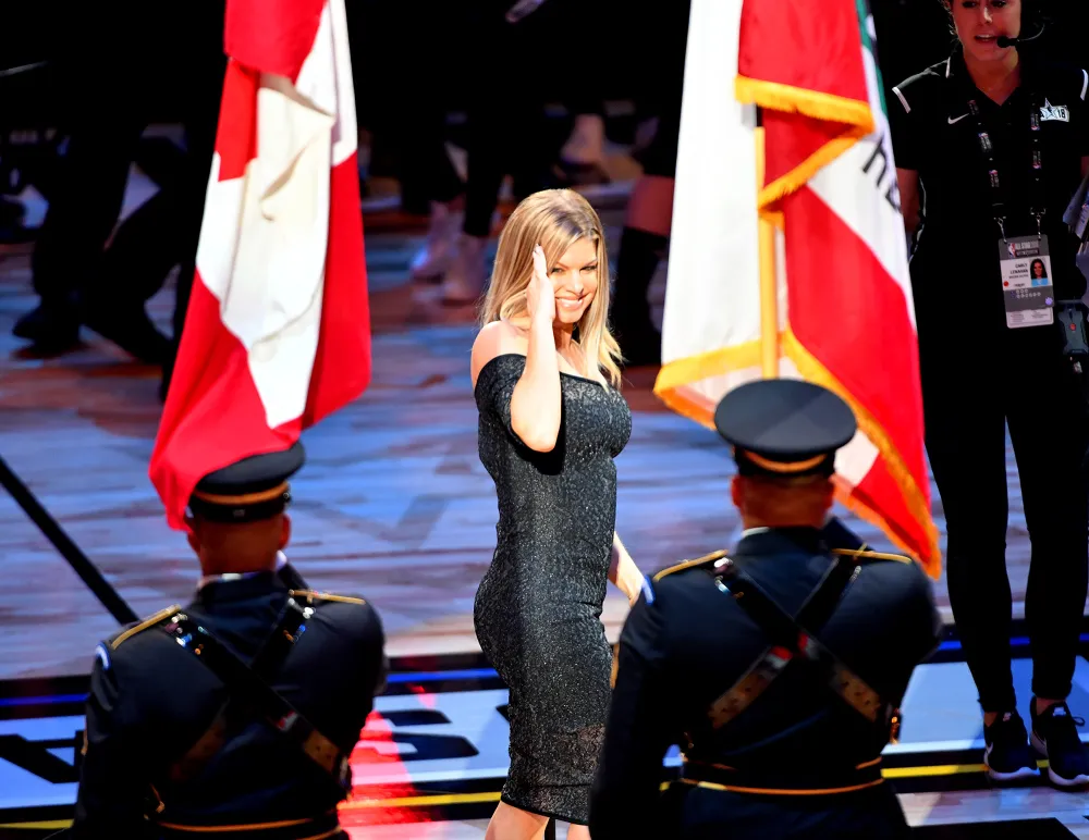 fergie national anthem nba