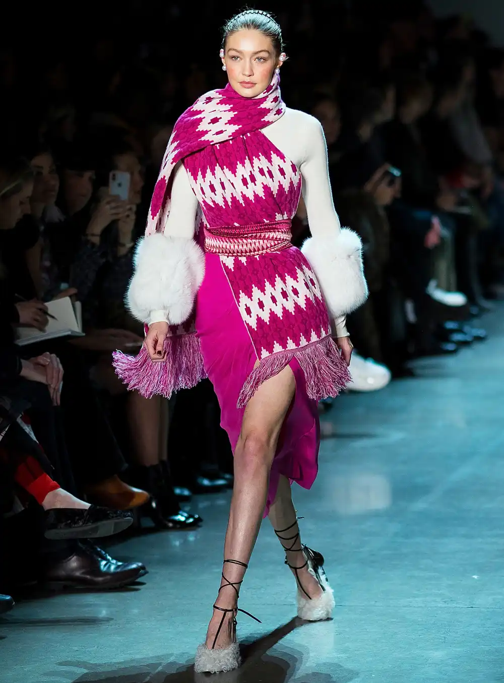 Gigi Hadid Prabal Gurung fashion show New York Fashion Week