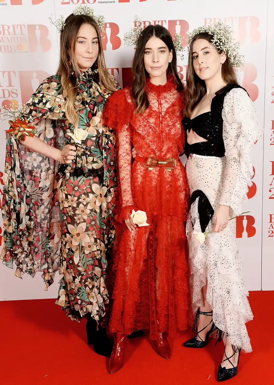 Este Haim Danielle Haim Alana Haim The BRIT Awards 2018