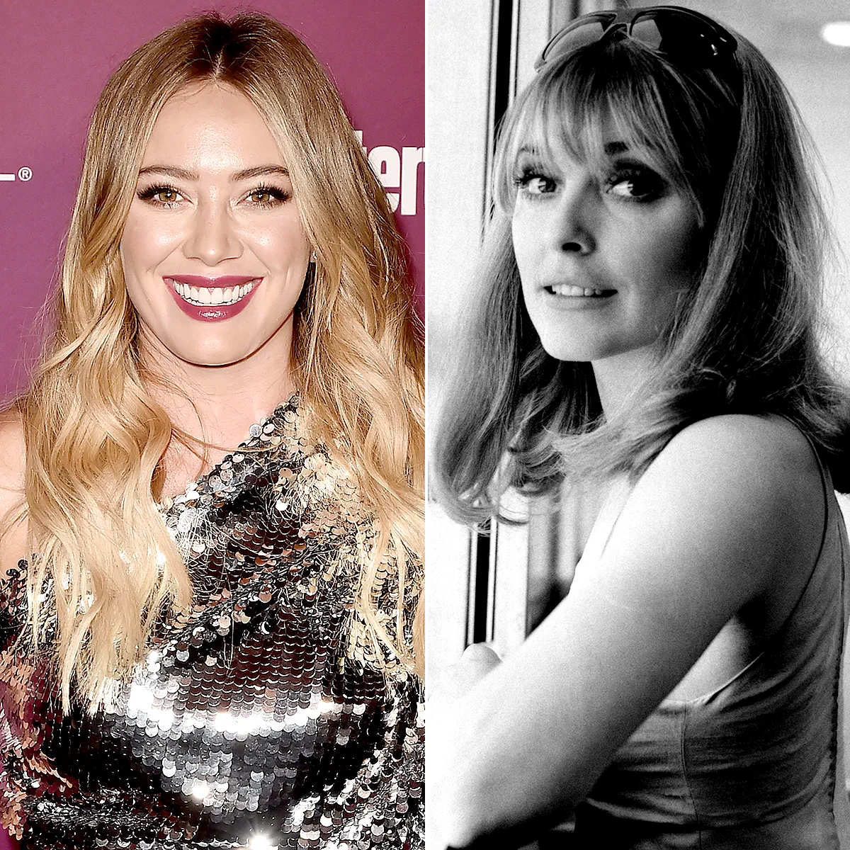 Hilary Duff and Sharon Tate