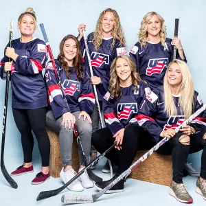 The USA Women's Hockey Team