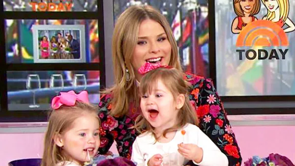 Jenna Bush Hager and her daughters Mila and Poppy on ‘Today’ show with Kathie Lee Gifford