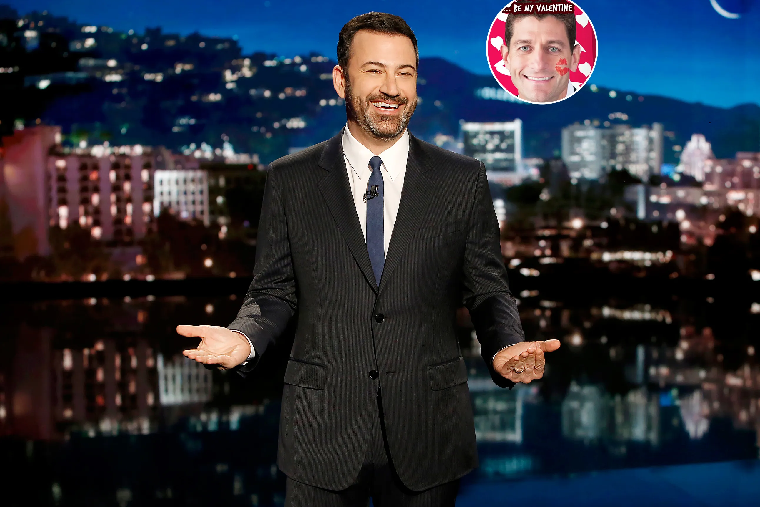 Jimmy Kimmel White House Valentines Day Paul Ryan
