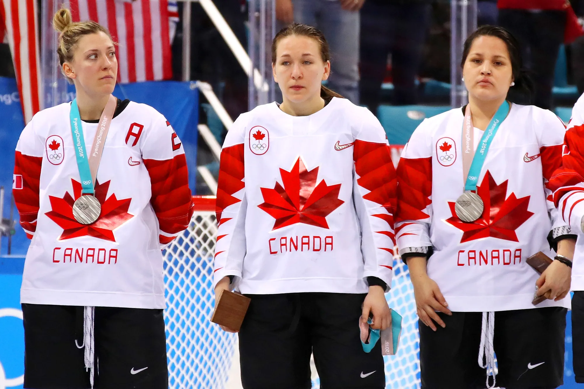 Jocelyne Larocque refuses to wear her silver medal