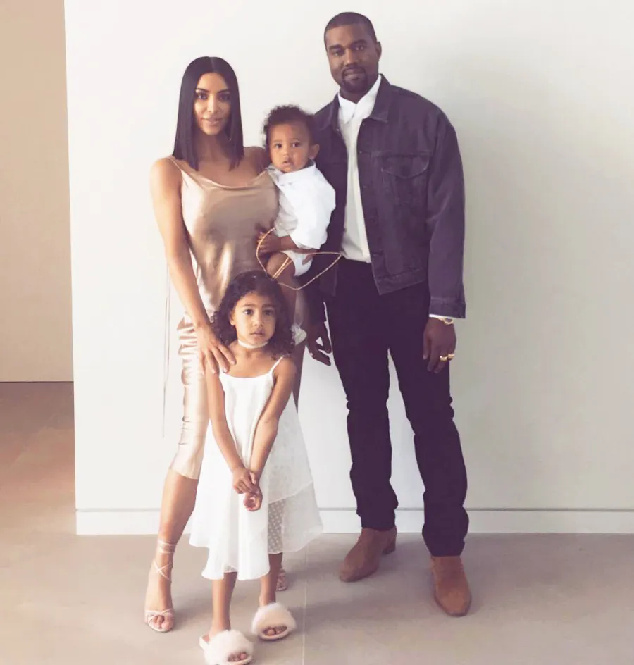Kim Kardashian Kanye West North Saint Family Gallery
