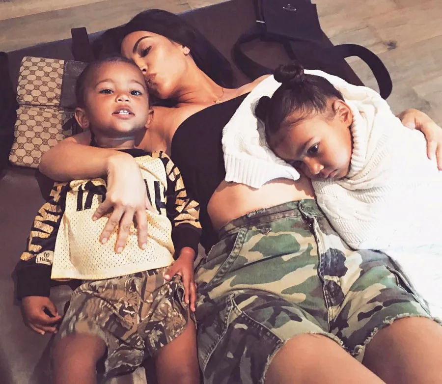 Kim Kardashian Saint North Family Gallery