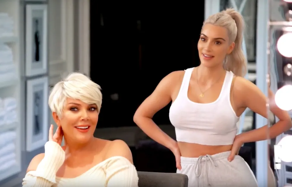 Kris Jenner & Kim Kardashian West