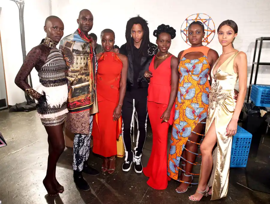 Danai Gurira and Lupita Nyong'o