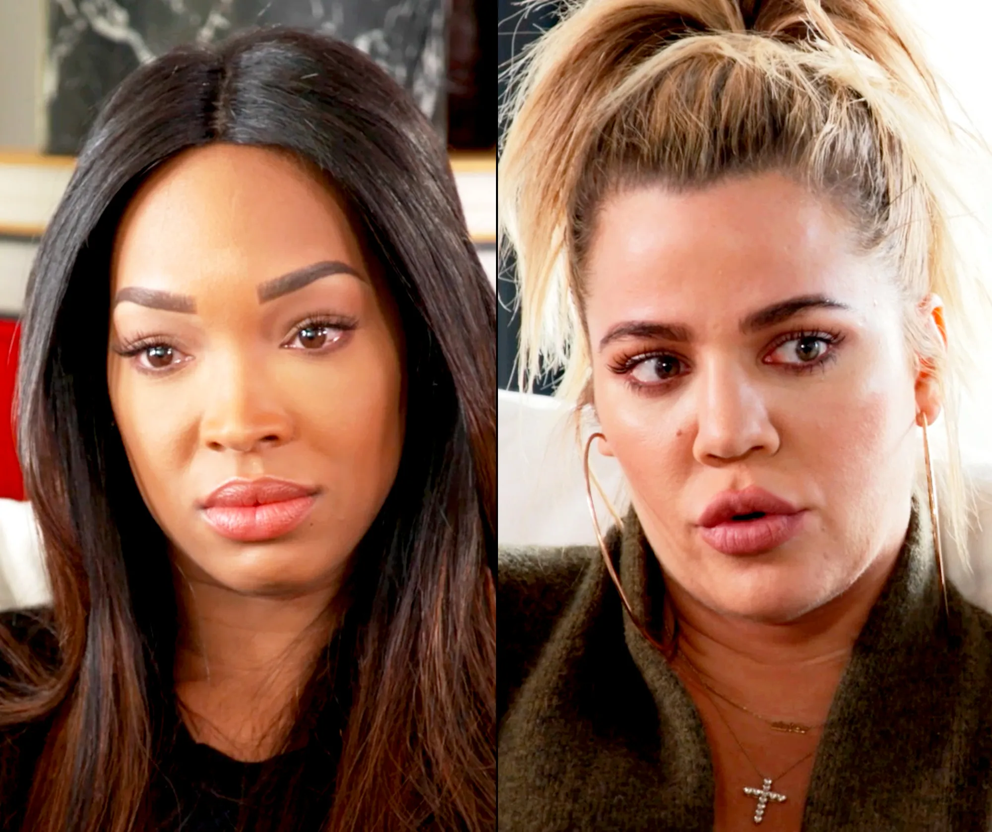 Malika Haqq and Khloe Kardashian on ‘KUWTK’