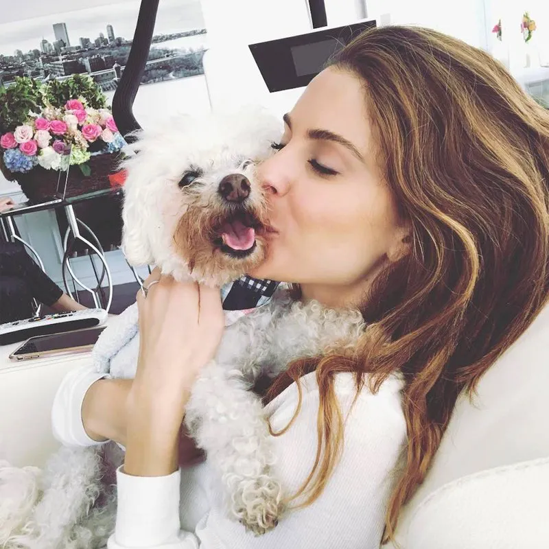Maria Menounos baby dog