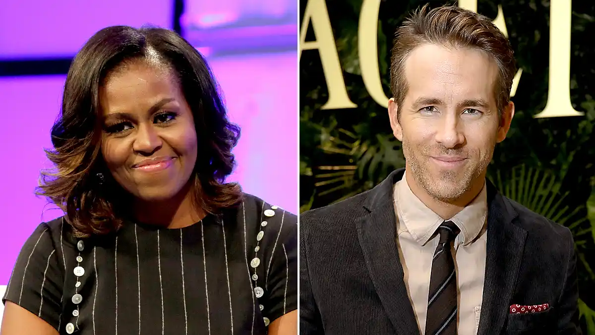 Michelle Obama and Ryan Reynolds