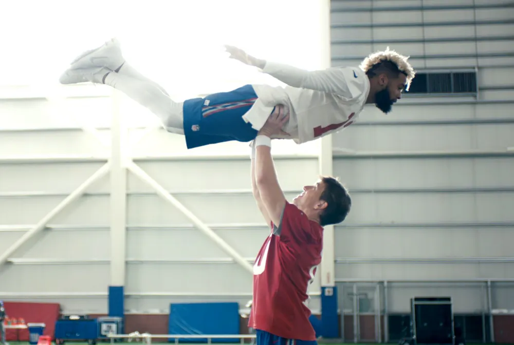 Eli Manning and Odell Beckham Jr.