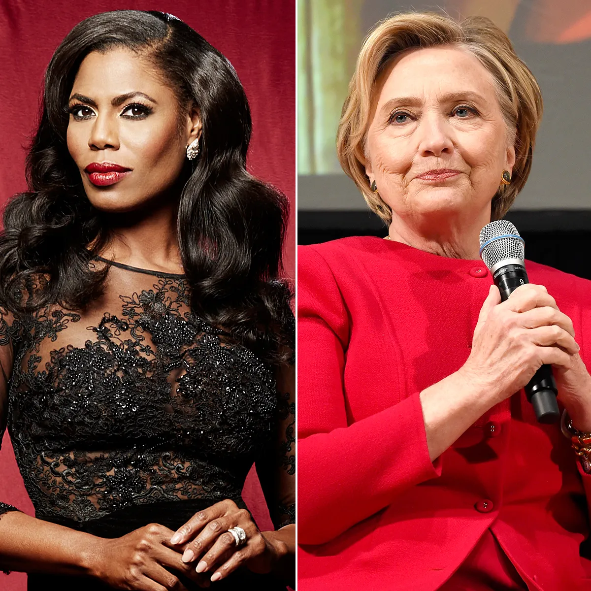 Omarosa and Hilary Clinton