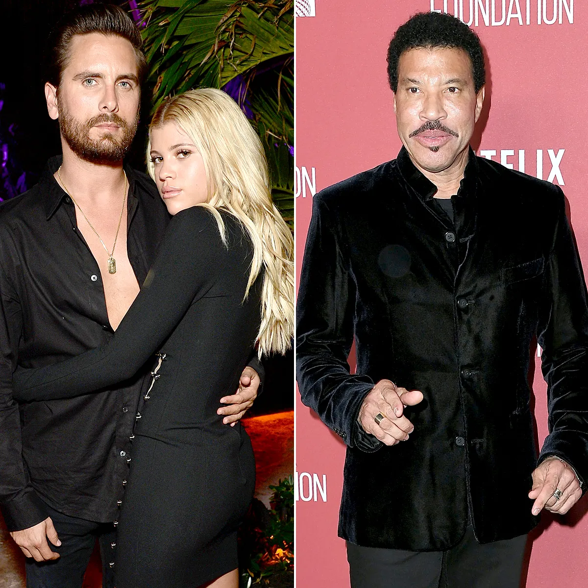 Scott Disick, Sofia Richie, and Lionel Richie