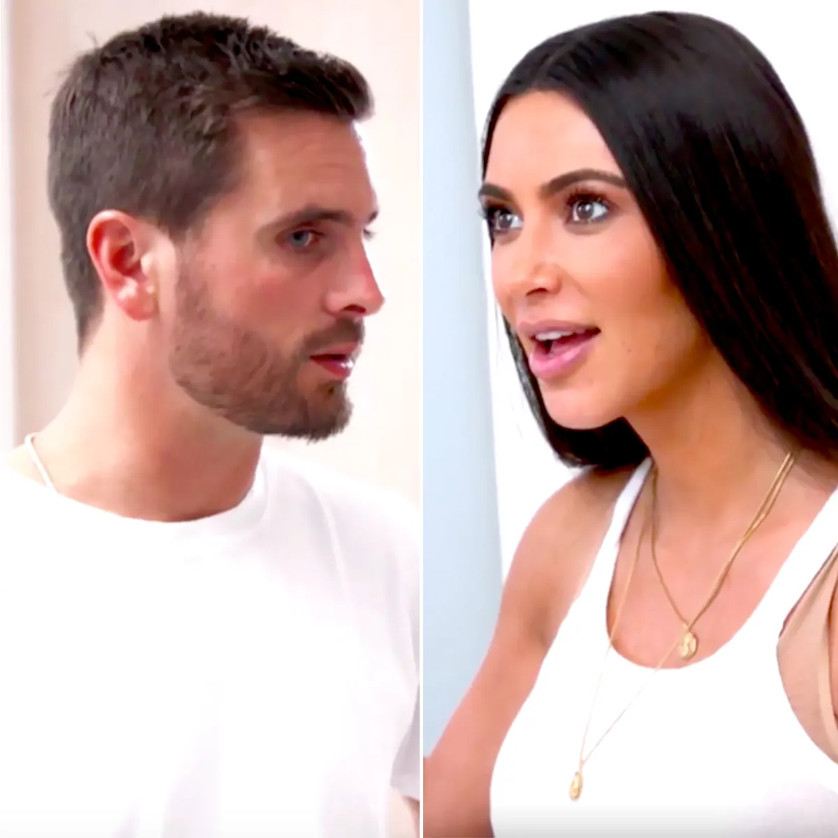 Scott Disick and Kim Kardashian