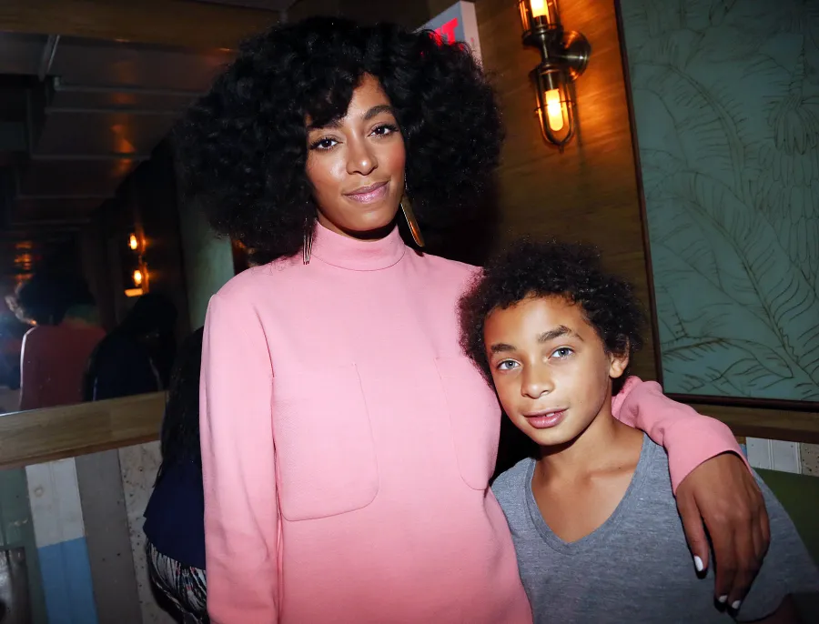 Young Hollywood Moms Solange Daniel Julez Smith, Jr