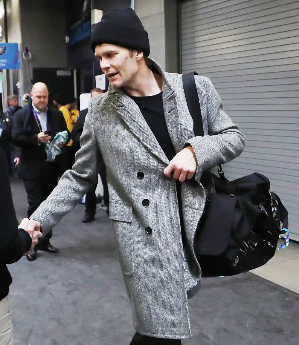 Tom Brady peacoat