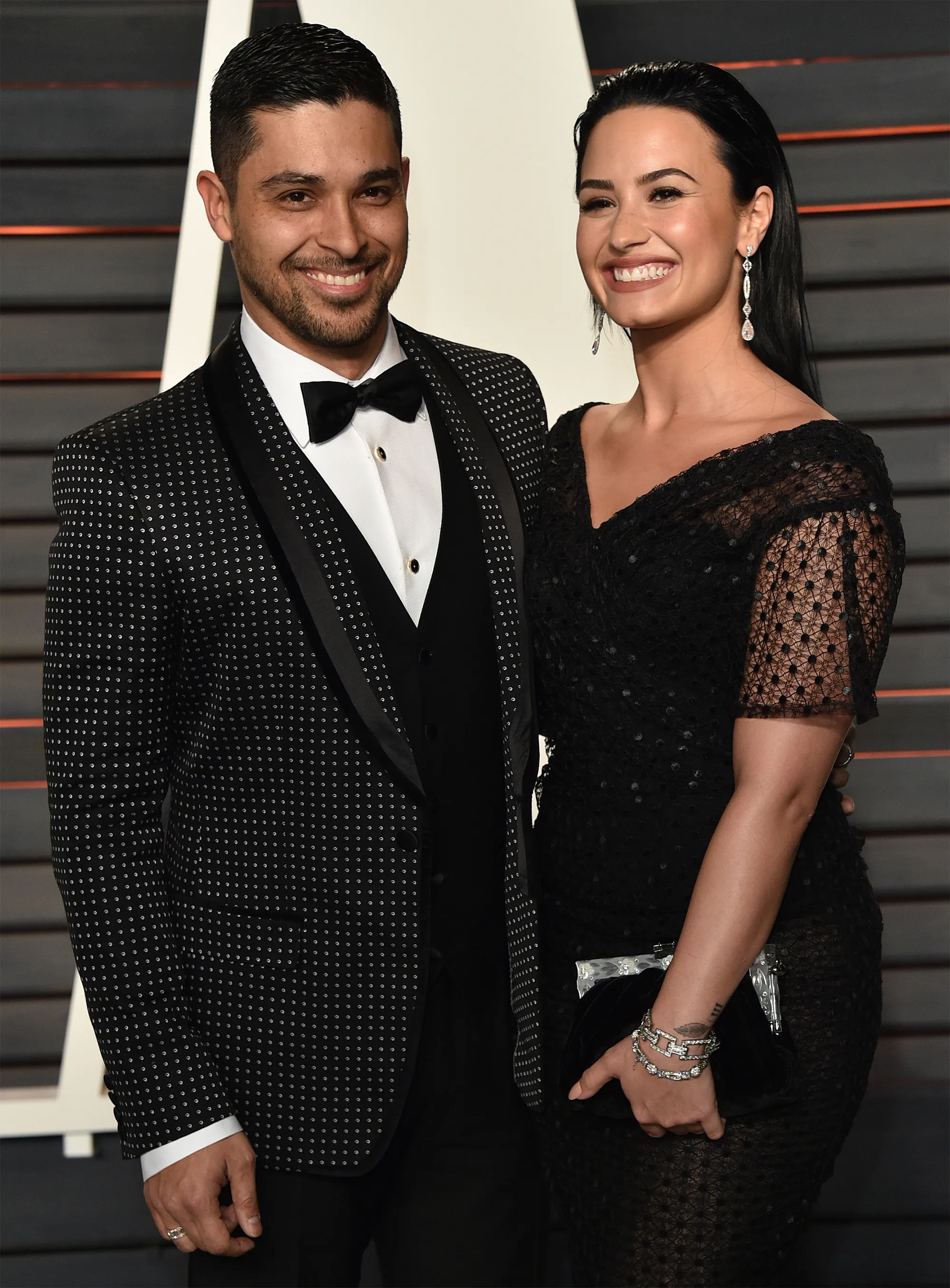 Wilmer Valderrama and singer Demi Lovato