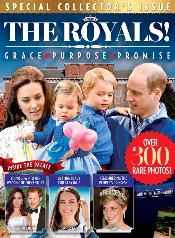 Luxury Handbag Shopping Royals Special Issue cover Kate Middleton Prince William George Charlotte