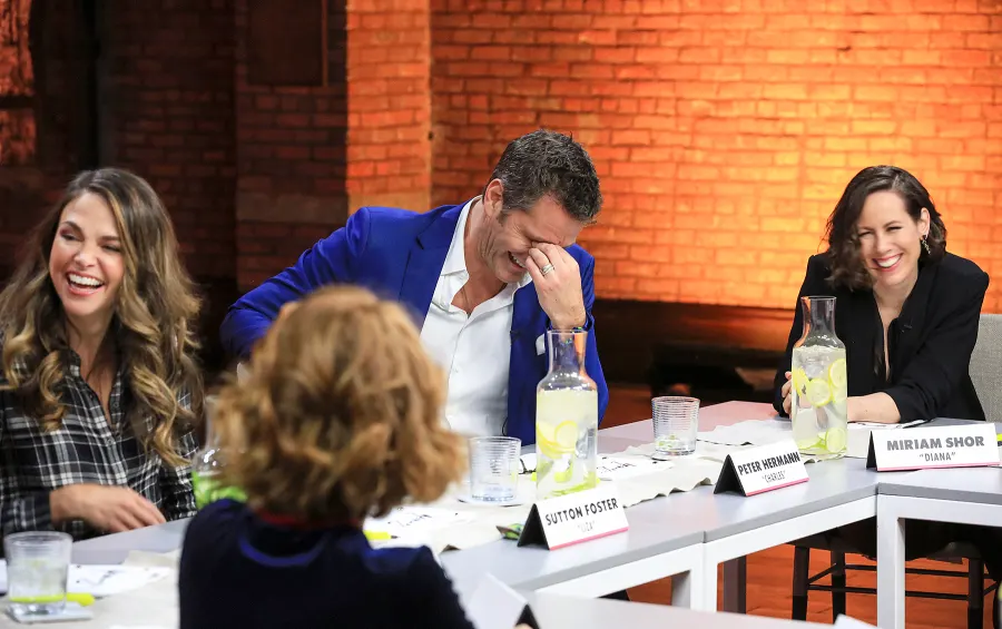 Sutton Foster Peter Hermann Miriam Shor Younger Cast Reunite For First Table Read