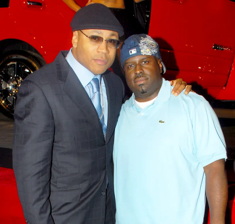 LL Cool J and Funkmaster Flex attend the 2008 Ford Expedition Funkmaster Flex Edition Launch Party at Classic Car Club Manhattan in New York City.