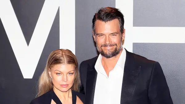Fergie and Josh Duhamel attend the Tom Ford Autumn/Winter 2015 Womenswear Collection presentation at Milk Studios in Hollywood, California.