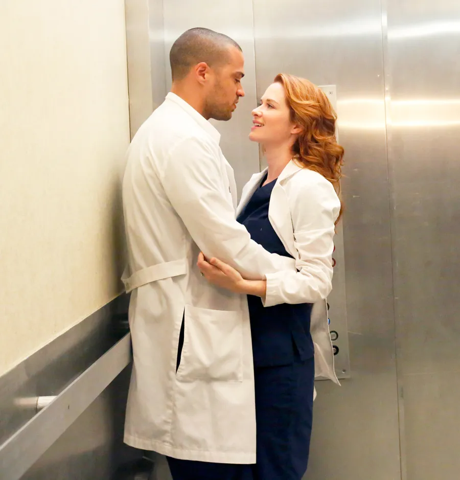 Jesse Williams and Sarah Drew on ‘Grey’s Anatomy’