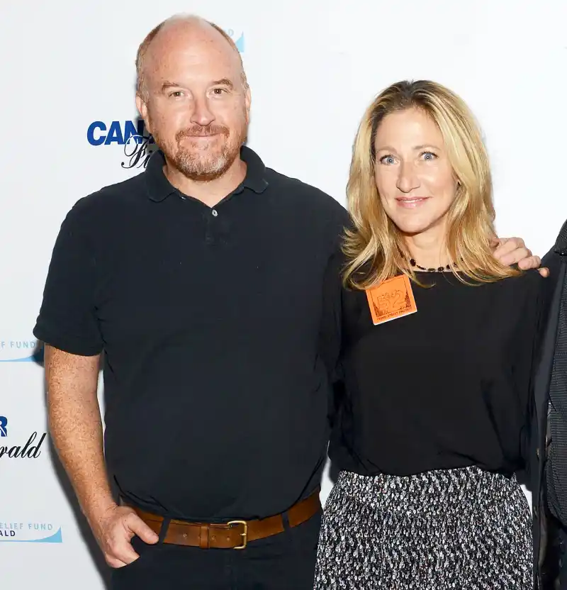 Louis C.K. and Edie Falco attend the annual Charity 2015 Day hosted by Cantor Fitzgerald and BGC in New York City.