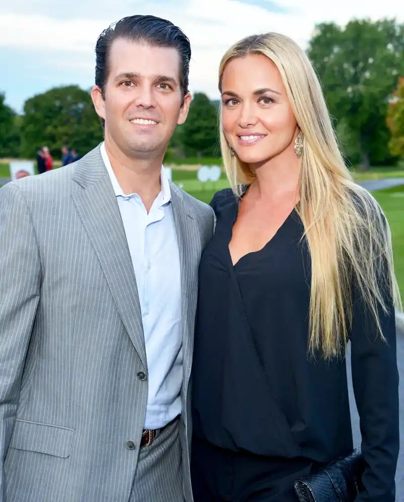 Donald Trump Jr. and Vanessa Trump attend the 9th Annual Eric Trump Foundation Golf Invitational Auction & Dinner at Trump National Golf Club Westchester in Briarcliff Manor, New York.