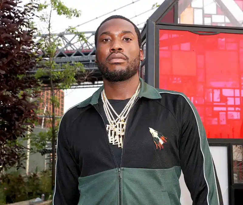 Meek Mill attends 'Wins & Losses' album release party at Velosolutions Pumptrack in New York City in 2017.