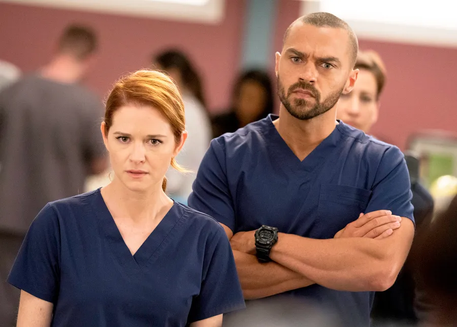 Jesse Williams and Sarah Drew on ‘Grey’s Anatomy’ Gallery