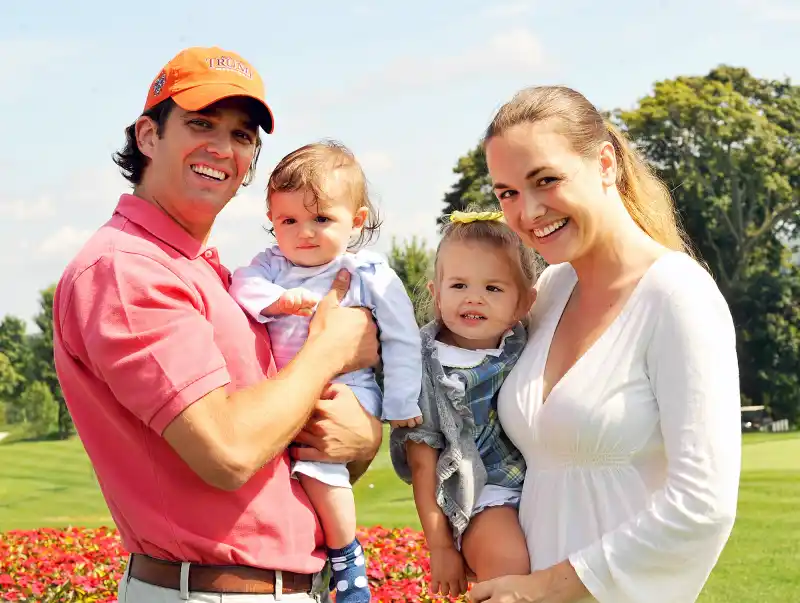 Donald Trump Jr. and Vanessa Trump with daughter Kai Madison and son Donald John Trump III