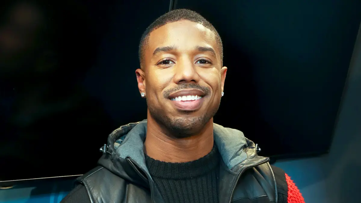 Michael B. Jordan visits at SiriusXM Studios on February 13, 2018 in New York City.