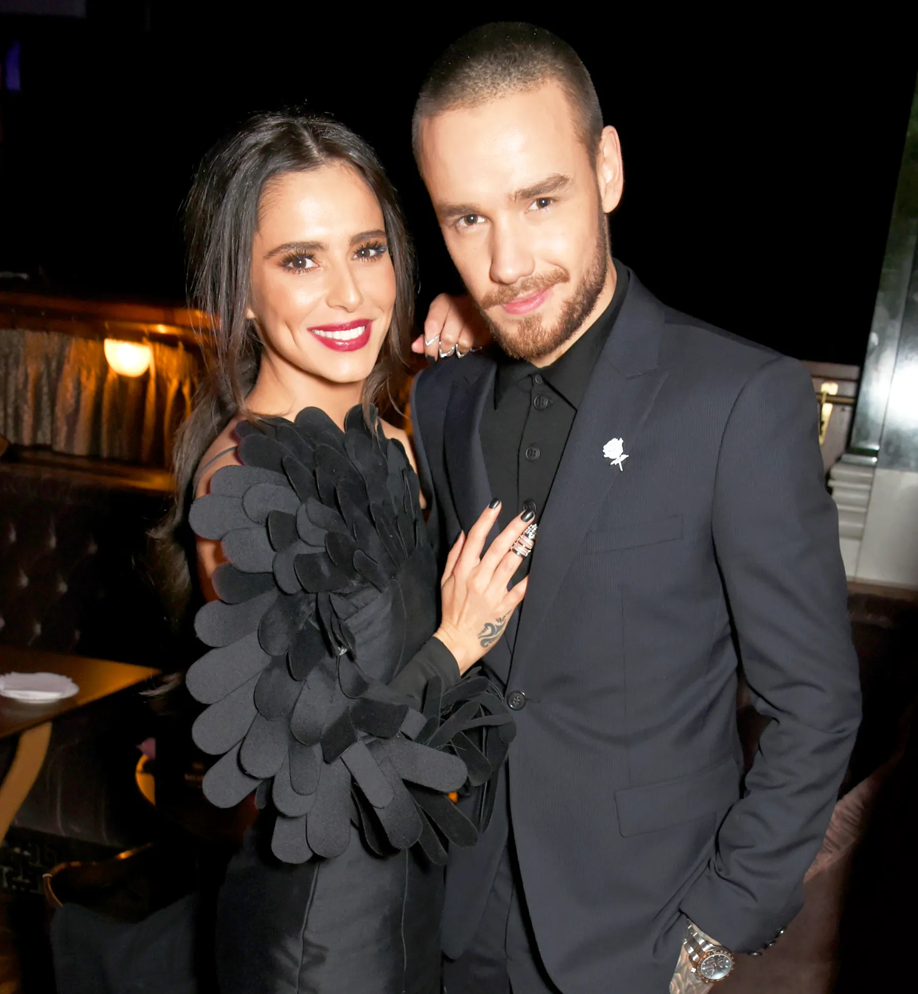 Cheryl and Liam Payne attend the 2018 Universal Music Brit Awards afterparty hosted by Soho House and Bacardi at The Ned in London.