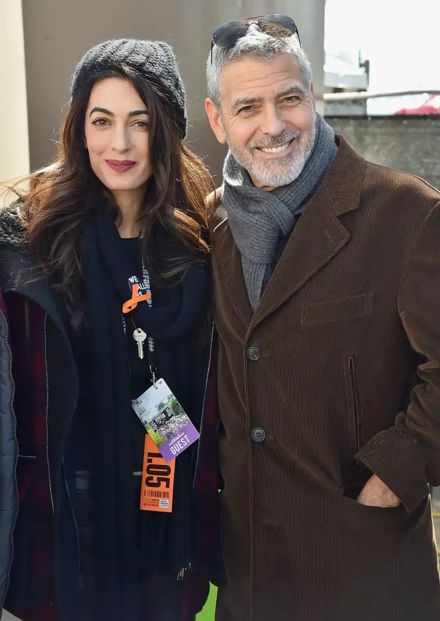 Amal Clooney, George Clooney, March for our Lives, MSDStrong