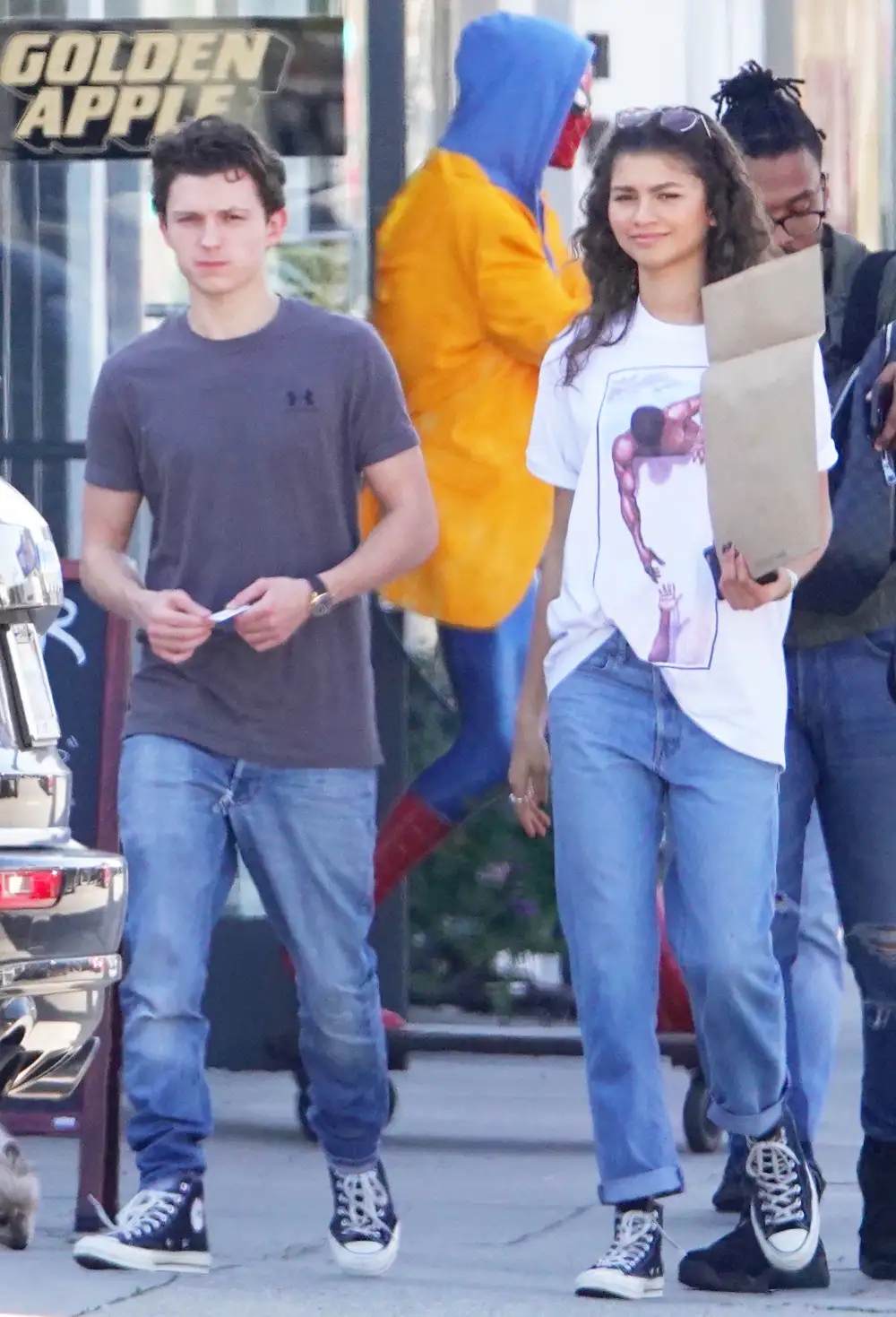 Zendaya and Tom Holland