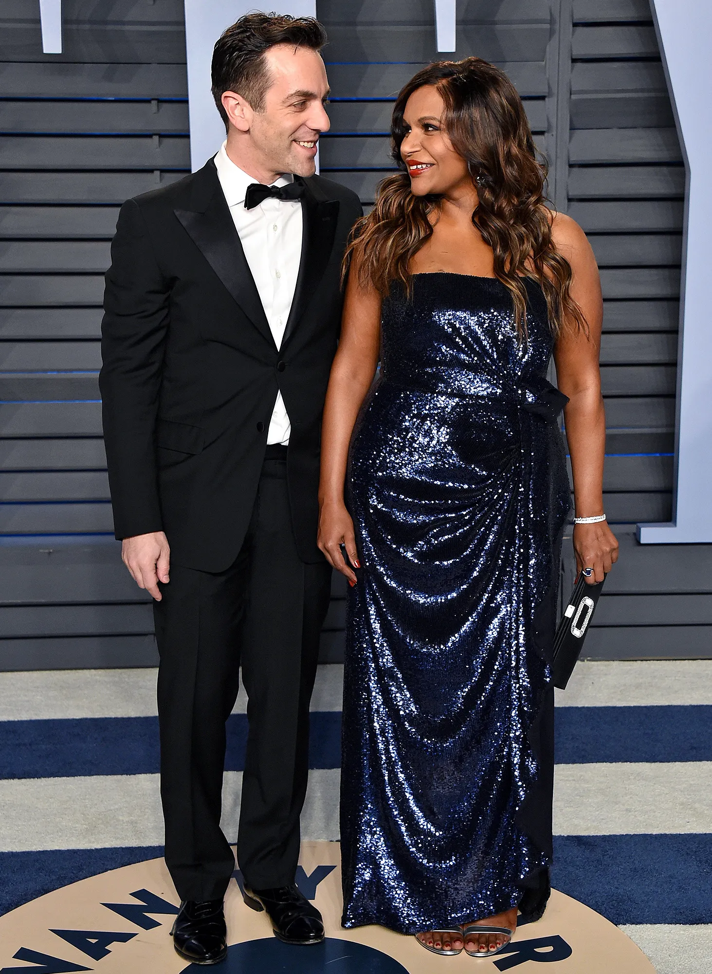 BJ Novak, Mindy Kaling, Twitter, A Wrinkle in Time, 2018 Vanity Fair Oscar Party