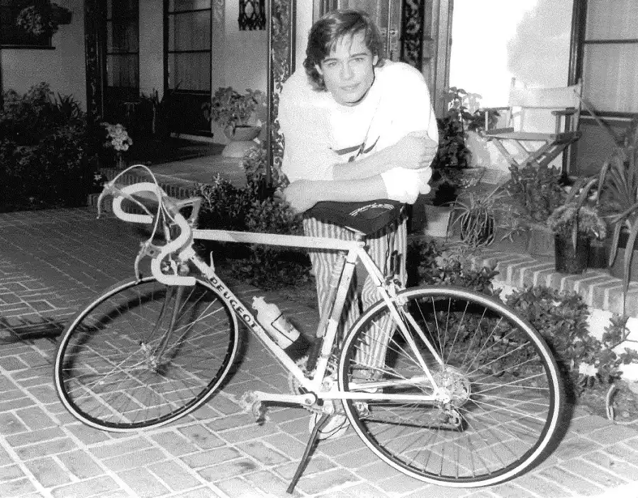 retro Brad Pitt photoshoot