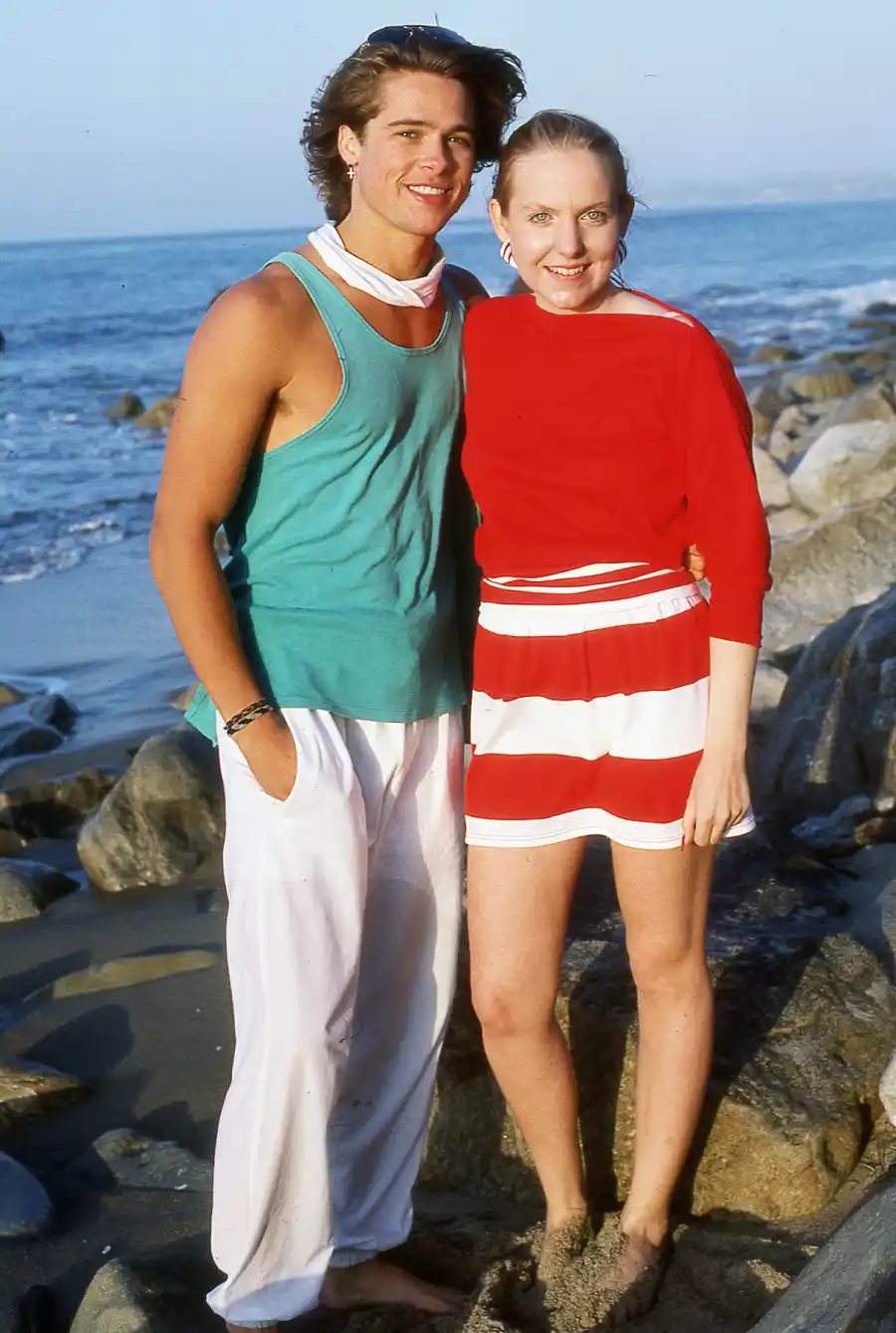 retro Brad Pitt photoshoot