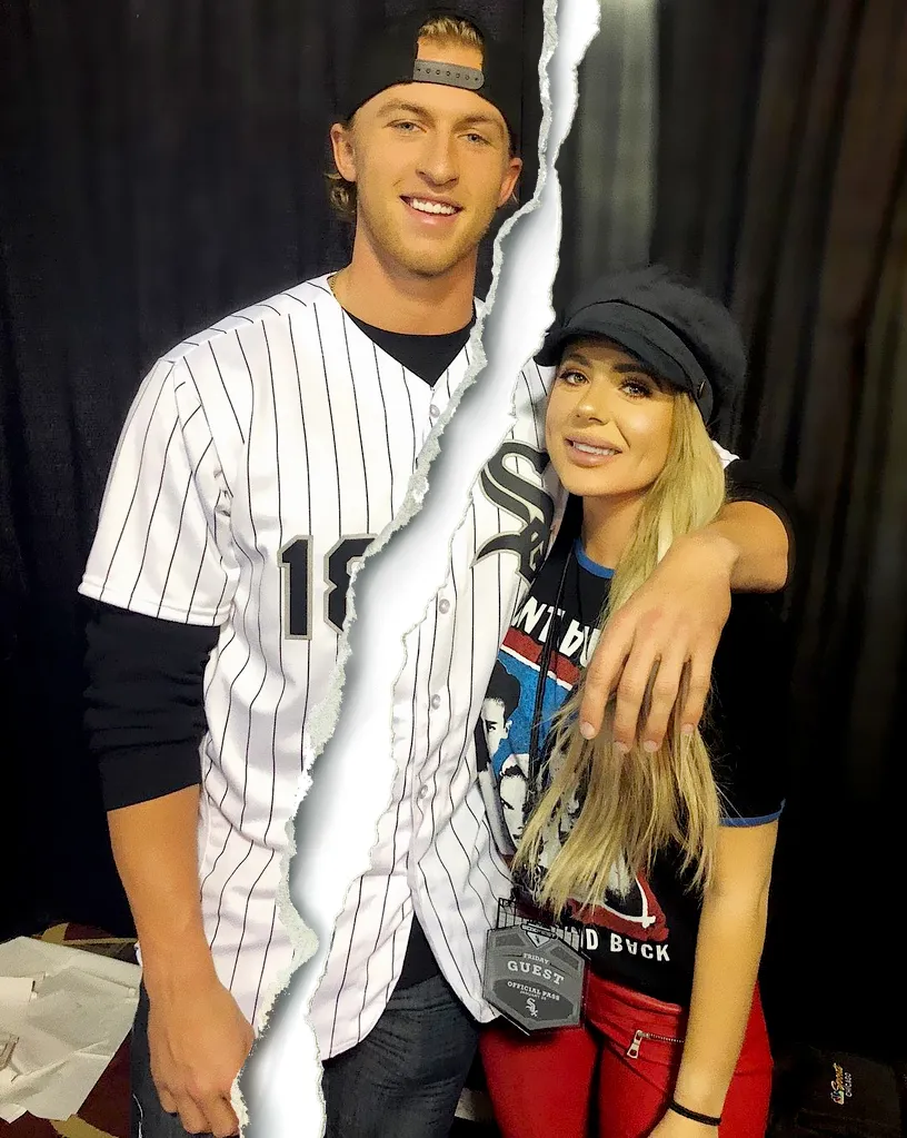 Brielle Biermann and Michael Kopech Split