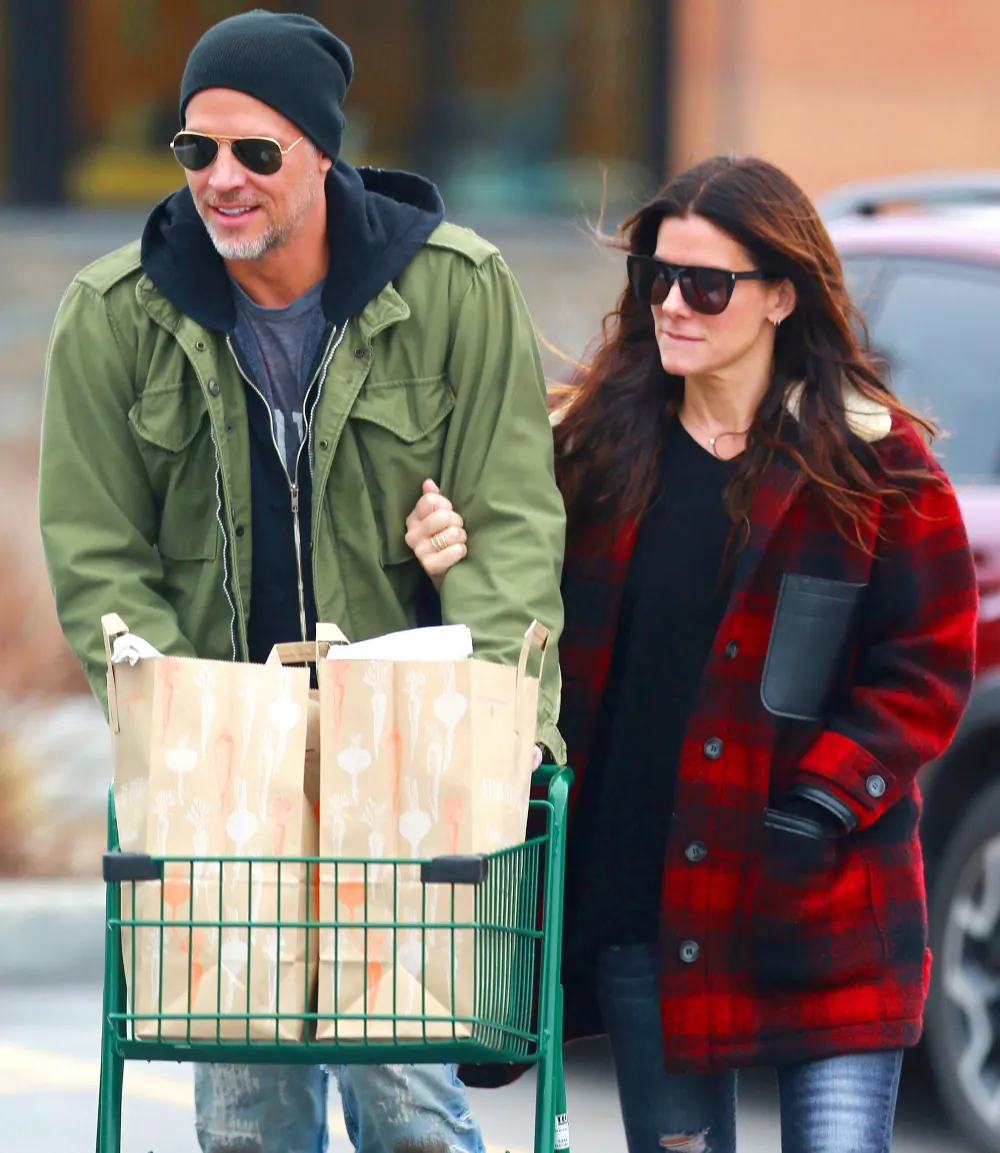 Sandra Bullock and Bryan Randall