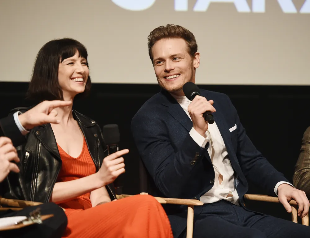 Caitriona Balfe and Sam Heughan